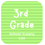 3rd Grade School Supply List Lightbox